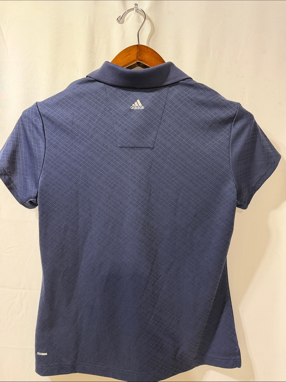 adidas Women's Navy Short Sleeve Polo Shirt - Picture 4 of 7